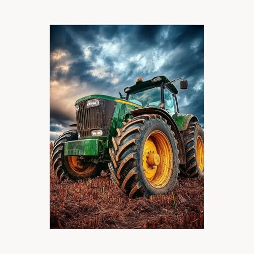 Malen Nach Zahlen Erwachsene Traktor Malen Nach Zahlen Kinder Landschaft, Basteln Erwachsene Leinwand Bilder 70x50cm, DIY Set mit Pinsel Acrylfarben Farbe Leinwand, Geschenke für Frauen FYH-2816 Malen Nach Zahlen Erwachsene Traktor Malen Nach Zahlen Kinder Landschaft, Basteln Erwachsene Leinwand Bilder 70x50cm, DIY Set mit Pinsel Acrylfarben Farbe Leinwand, Geschenke für Frauen FYH-2816 von FANLIGZU