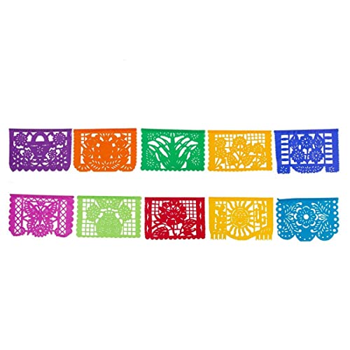 FANMEX - Fantastik - Authentisches mexikanisches Girlande - Papel picado 4 Meter (Papier) von FANMEX