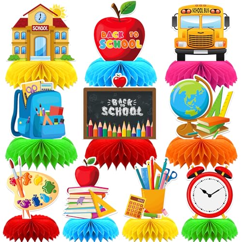 FANOST 10 Stück Einschulung Deko Schulanfang Tischdeko, Schulanfang Bienenwabe Mittelstück, Einschulung Deko Mädchen Jungen, Schuleinführung Tischdeko FANOST 10 Stück Einschulung Deko Schulanfang Tischdeko, Schulanfang Bienenwabe Mittelstück, Einschulung Deko Mädchen Jungen, Schuleinführung Tischdeko von FANOST