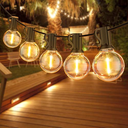 FANSANMY LED Lichterkette Außen, 18M/60FT Lichterkette Outdoor mit 30+1 G40 LED-Kugelbirnen,IP45 Wasserdichte Girlanden Lichter für den Außenbereich für Garten, Hochzeit, Party, Außenbereich FANSANMY LED Lichterkette Außen, 18M/60FT Lichterkette Outdoor mit 30+1 G40 LED-Kugelbirnen,IP45 Wasserdichte Girlanden Lichter für den Außenbereich für Garten, Hochzeit, Party, Außenbereich von FANSANMY