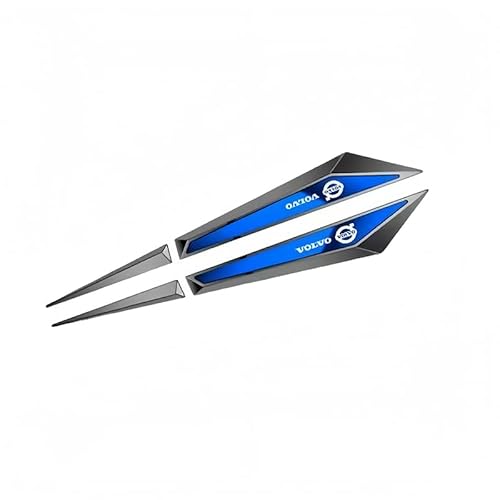 FANSHIDAN 2 Stück 3D Metall Emblem für Volvo S60 2019 2020 2021 2022 2023 2024 2025, Stoßstange Motorhaube Tür Abzeichen, Wetterfest, Korrosionsschutz, Auto Aufkleber Tuning,Grey2 FANSHIDAN 2 Stück 3D Metall Emblem für Volvo S60 2019 2020 2021 2022 2023 2024 2025, Stoßstange Motorhaube Tür Abzeichen, Wetterfest, Korrosionsschutz, Auto Aufkleber Tuning,Grey2 von FANSHIDAN