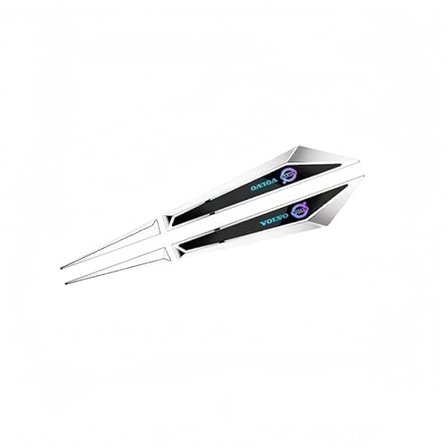 FANSHIDAN 2 Stück 3D Metall Emblem für Volvo S60 Polestar 2020 2021 2022 2023 2024 2025, Stoßstange Motorhaube Tür Abzeichen, Wetterfest, Korrosionsschutz, Auto Aufkleber Tuning,Silver1 FANSHIDAN 2 Stück 3D Metall Emblem für Volvo S60 Polestar 2020 2021 2022 2023 2024 2025, Stoßstange Motorhaube Tür Abzeichen, Wetterfest, Korrosionsschutz, Auto Aufkleber Tuning,Silver1 von FANSHIDAN