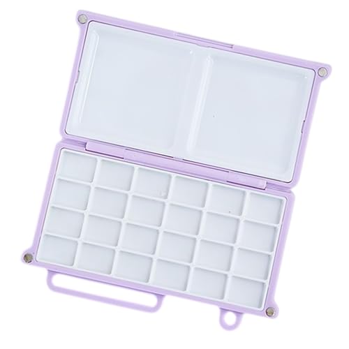 24 Farben Aquarellfarbpalette, Wasserfarbkasten, leer, für Künstler von FANSHINUO