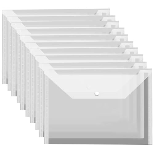 Dokumentenhalter mit sicherem Schnappverschluss, wasserdichte Dokumentenmappe, Dokumententasche für Schule, Büro, wasserdichte Dokumententasche von FANSHINUO
