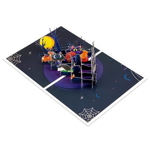 Elegante Pop-up-Grußkarte mit Halloween-Thema, handgefertigt, Festival-Geschenke, Postkarte mit Umschlag, Feste, Überraschungskarte, einzigartige Halloween-Geschenke Elegante Pop-up-Grußkarte mit Halloween-Thema, handgefertigt, Festival-Geschenke, Postkarte mit Umschlag, Feste, Überraschungskarte, einzigartige Halloween-Geschenke von FANSHINUO