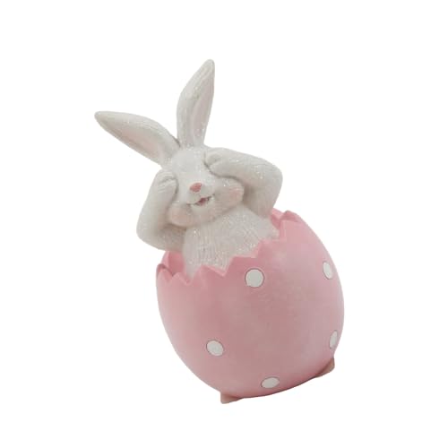 FANSHINUO Bunte Polyresin-Hasen-Osterdekoration, Tischdekoration, Hasenfigur für Frühling, Haus und Bauernhäuser FANSHINUO Bunte Polyresin-Hasen-Osterdekoration, Tischdekoration, Hasenfigur für Frühling, Haus und Bauernhäuser von FANSHINUO