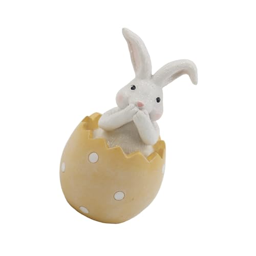 FANSHINUO Bunte Polyresin-Hasen-Osterdekoration, Tischdekoration, Hasenfigur für Frühling, Haus und Bauernhäuser FANSHINUO Bunte Polyresin-Hasen-Osterdekoration, Tischdekoration, Hasenfigur für Frühling, Haus und Bauernhäuser von FANSHINUO