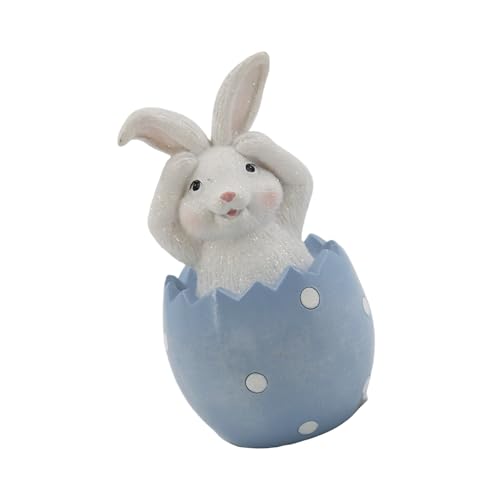 FANSHINUO Bunte Polyresin-Hasen-Osterdekoration, Tischdekoration, Hasenfigur für Frühling, Haus und Bauernhäuser FANSHINUO Bunte Polyresin-Hasen-Osterdekoration, Tischdekoration, Hasenfigur für Frühling, Haus und Bauernhäuser von FANSHINUO