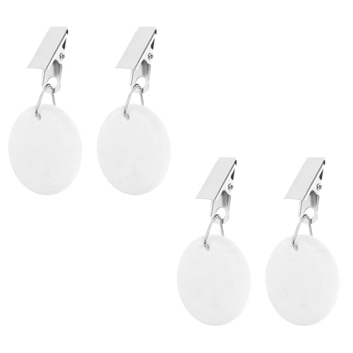 FANSHINUO Dekorative und funktionale Marmor-Tischdeckenbeschwerungs-Clips für Picknicks im Freien und Esstisch zu Hause, elegantes Design, 4 Stück von FANSHINUO