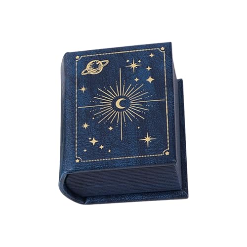 FANSHINUO Elegante Ringbox im Vintage-Stil mit Magnetverschluss, stilvoller Behälter zur Aufbewahrung und Präsentation von Schmuck von FANSHINUO