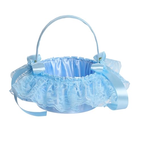 FANSHINUO Elegante Spitze Hochzeit Handheld Rose Korb Party Dekoration Korb für Zeremonie Empfang Party Dekorationen FANSHINUO Elegante Spitze Hochzeit Handheld Rose Korb Party Dekoration Korb für Zeremonie Empfang Party Dekorationen von FANSHINUO