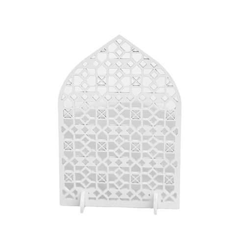 FANSHINUO Ramadans Holzdekorationen, Eid Mubaraks, Tischdekoration, Ramadans, Tafelaufsätze, Schilder, Ramadans, Mubaraks, Partyzubehör von FANSHINUO