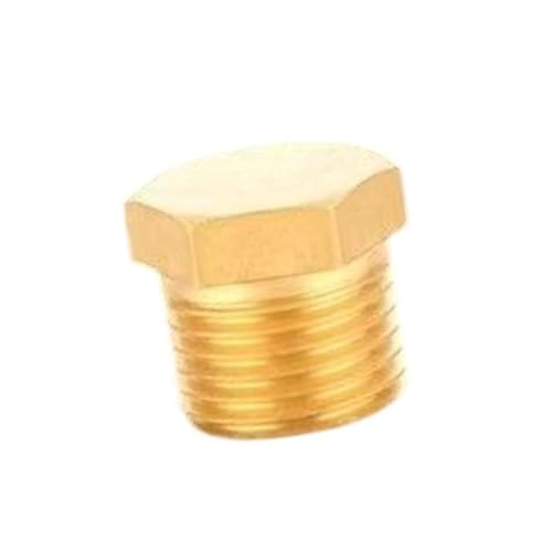 FANSHINUO Sechskant-Endkappen, Messing, Rohrstopfen, Verbindungsstück, Außengewinde, Kupplung, Rohr, Sanitär, Fitting, Adapter, langlebig FANSHINUO Sechskant-Endkappen, Messing, Rohrstopfen, Verbindungsstück, Außengewinde, Kupplung, Rohr, Sanitär, Fitting, Adapter, langlebig von FANSHINUO