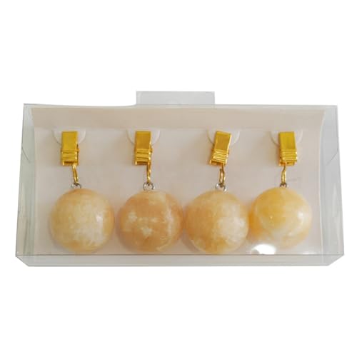 FANSHINUO Set mit 4 Stein-Tischdeckenbeschwerern, Handarbeit, Marmor-Geschirr-Clip für formelle Versammlungen, Gartenparty, Outdoor, Hochzeit, Tischdecke, Anker von FANSHINUO