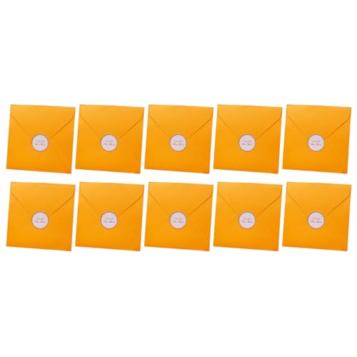 Weihnachtskarten, liniert, 10,9 cm, mit Umschlag und Siegelaufkleber für Weihnachten, Business, Zuhause, 10 Stück Weihnachtskarten, liniert, 10,9 cm, mit Umschlag und Siegelaufkleber für Weihnachten, Business, Zuhause, 10 Stück von FANSHINUO
