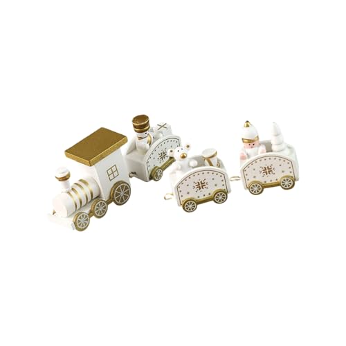Weihnachtszug-Set aus Holz, handbemalt, sichere Dekorationen, traditionelles Weihnachtsfeierzubehör für Kinder, Haustier-Urlaubsdisplay Weihnachtszug-Set aus Holz, handbemalt, sichere Dekorationen, traditionelles Weihnachtsfeierzubehör für Kinder, Haustier-Urlaubsdisplay von FANSHINUO