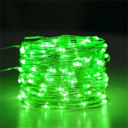 FANSU Lichterkette mit USB, LED Kupferdraht Lichterketten Gartenbeleuchtung Außen/Innen, Fairy Lights für Garten Balkon Hochzeits Party Deko (Grün,2m 20 Lichter) von FANSU