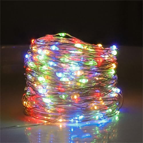 FANSU Lichterkette mit USB, LED Kupferdraht Lichterketten Gartenbeleuchtung Außen/Innen, Fairy Lights für Garten Balkon Hochzeits Party Deko (Mehrfarbig,3m 30 Lichter) von FANSU