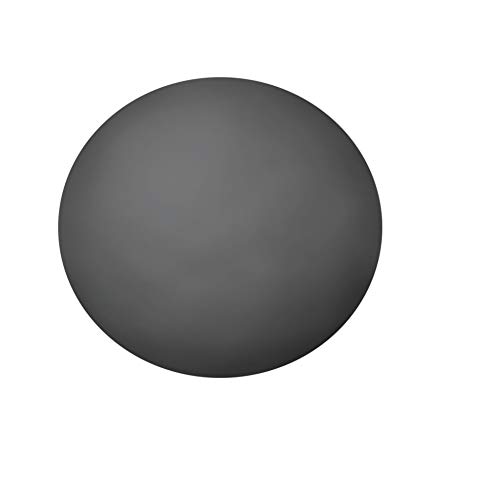 FANSU Runde Tischdecke Wasserabweisende, Einfarbig Drucken Abwaschbar Gartentischdecke rutschfest Abwischbare Wachstuch Desktop Dekorative Tuch Hotel Bankett Party (Grau,170cm) von FANSU