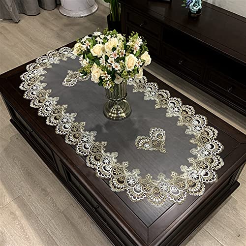 Spitzen-esstischdecke Ovale Teetisch-Esstisch Tuch Wohnzimmer-Tischmatte Spitzen-Teetisch-Tuchmatte Europäische moderne minimalistische Esstisch-amerikanische Esstisch Tuch ( Color : B , Size : 60*120 Spitzen-esstischdecke Ovale Teetisch-Esstisch Tuch Wohnzimmer-Tischmatte Spitzen-Teetisch-Tuchmatte Europäische moderne minimalistische Esstisch-amerikanische Esstisch Tuch ( Color : B , Size : 60*120 von FANSUR