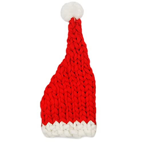 FANSWAN 1 x Nikolausmütze, Wolle, uni, bequem, Wolle, für Weihnachten, Neujahr, festliche Feiertage FANSWAN 1 x Nikolausmütze, Wolle, uni, bequem, Wolle, für Weihnachten, Neujahr, festliche Feiertage von FANSWAN