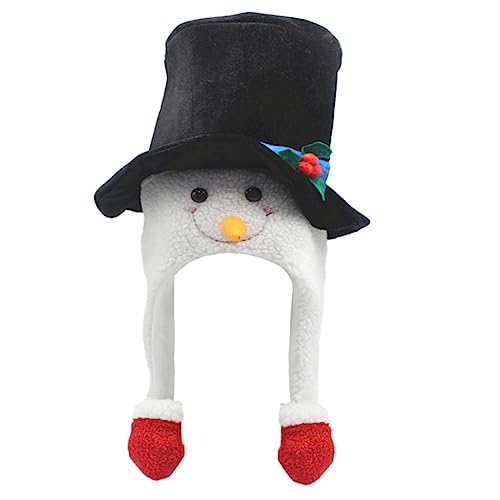 FANSWAN Lustige Weihnachtsmütze Weihnachten mit Schneemann Earflap Weihnachten Party Hut Lustige Schneemann Hut Navidad Requisiten Neujahr FANSWAN Lustige Weihnachtsmütze Weihnachten mit Schneemann Earflap Weihnachten Party Hut Lustige Schneemann Hut Navidad Requisiten Neujahr von FANSWAN