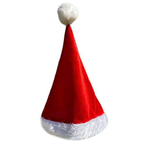 FANSWAN Neuheit fünfzackiger Stern/mit Zöpfen Weihnachtsmütze Nikolausmütze für Erwachsene Kinder Neujahr festliche jährliche Zeremonie von FANSWAN