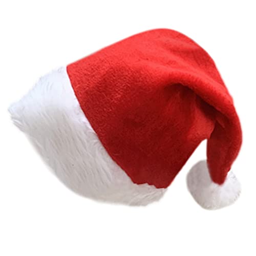 FANSWAN Pelzige Weihnachtsmütze, Weihnachtsmütze, Party, Plüsch, Nikolausmütze, Navidad, Requisiten, Neujahr, dicke Weihnachtsmütze, Erwachsene und Kinder FANSWAN Pelzige Weihnachtsmütze, Weihnachtsmütze, Party, Plüsch, Nikolausmütze, Navidad, Requisiten, Neujahr, dicke Weihnachtsmütze, Erwachsene und Kinder von FANSWAN