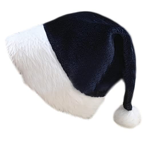 FANSWAN Pelzige Weihnachtsmütze, Weihnachtsmütze, Party, Plüsch, Nikolausmütze, Navidad, Requisiten, Neujahr, dicke Weihnachtsmütze, Erwachsene und Kinder von FANSWAN