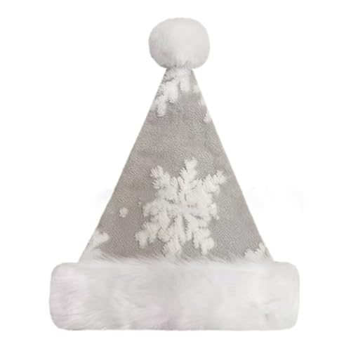 FANSWAN Plüsch-Weihnachtsmütze für Feiertage, Veranstaltung, Weihnachtsmannmütze für Erwachsene und Kinder, Schneeflocke, Weihnachtsmannmütze, Party-Requisiten FANSWAN Plüsch-Weihnachtsmütze für Feiertage, Veranstaltung, Weihnachtsmannmütze für Erwachsene und Kinder, Schneeflocke, Weihnachtsmannmütze, Party-Requisiten von FANSWAN