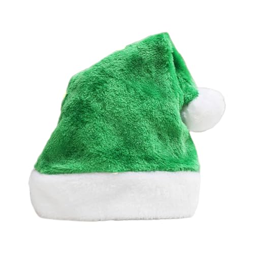 FANSWAN Weiche Weihnachtsmannmütze, bequeme Mütze, traditionell, mehrfarbig, Weihnachtsmannmütze für Erwachsene und Kinder, Neujahrsgeschenk von FANSWAN