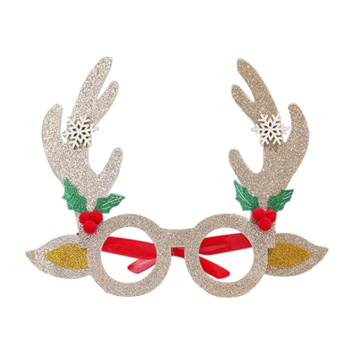 FANSWAN Weihnachtsdekoration Brillenrahmen Erwachsene Kinder Geweih Stirnband Neujahr Geschenke Kopfschmuck Frohe Weihnachten Ornament FANSWAN Weihnachtsdekoration Brillenrahmen Erwachsene Kinder Geweih Stirnband Neujahr Geschenke Kopfschmuck Frohe Weihnachten Ornament von FANSWAN