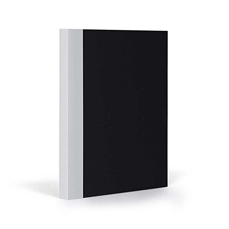 Notizbuch A5 kariert black-cool grey von FANTASTICPAPER