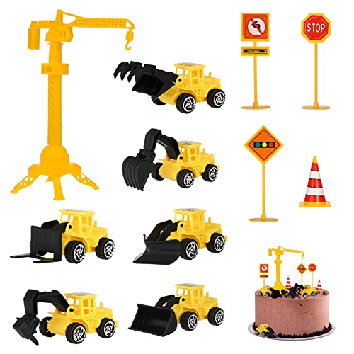 FANTESI Kuchen Deko Baustelle, 12 Stück Bagger Kuchendeko, Baustellenfahrzeuge Verkehrsschilder Kinder, Baustelle Spielzeug Kuchen Deko Junge, Bagger Spielzeugauto, für Geburtstag FANTESI Kuchen Deko Baustelle, 12 Stück Bagger Kuchendeko, Baustellenfahrzeuge Verkehrsschilder Kinder, Baustelle Spielzeug Kuchen Deko Junge, Bagger Spielzeugauto, für Geburtstag von FANTESI