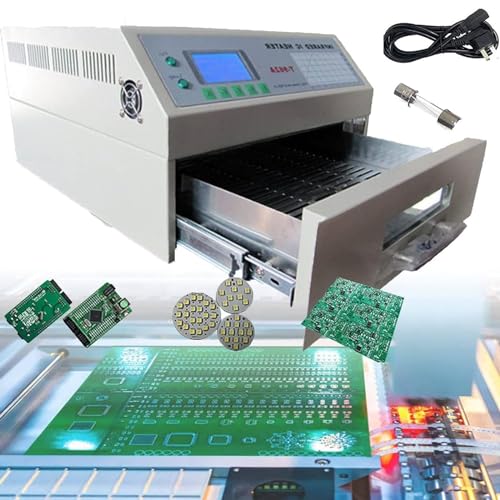 FANYING Reflow-Ofen, intelligenter Schubladen-Reflow-Ofen, 800 W/1500 W/2500 W/2300 W, automatische Temperaturanzeige, Infrarot-Reflow-Ofen,962A FANYING Reflow-Ofen, intelligenter Schubladen-Reflow-Ofen, 800 W/1500 W/2500 W/2300 W, automatische Temperaturanzeige, Infrarot-Reflow-Ofen,962A von FANYING