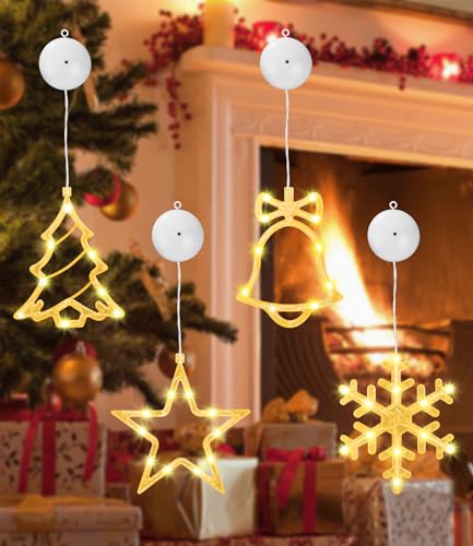 FAOKZE LED Weihnachtsbeleuchtung,Weihnachtsdeko Fenster Innen,IP65 Wasserdicht 3x0.5m 125 LED lichtervorhang Lichterkette,8 Modi USB Weihnachtsbeleuchtung (Warm Yellow, ‎22.9 x 21.1 x 6.4 cm;) von FAOKZE