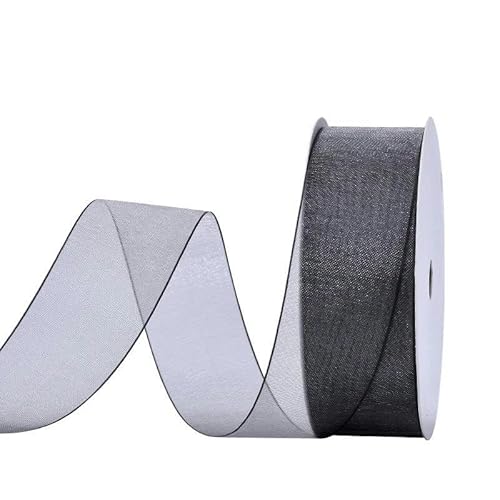 0097-25 mm Polyester-Organzaband, Ombré-Organzaband, für selbstgemachte Haar-Accessoires, Verpackungsdekoration, 9,1 m/Rolle, 25 mm 0097-25 mm Polyester-Organzaband, Ombré-Organzaband, für selbstgemachte Haar-Accessoires, Verpackungsdekoration, 9,1 m/Rolle, 25 mm von FAQIMORAX