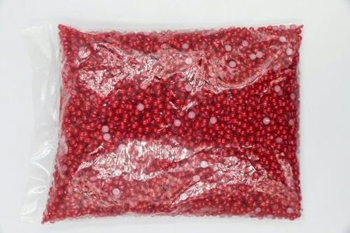 1,5 mm ~ 1,4 cm, 24 Farben, flache Rückseite, runde Perlen, Kunstperlen-Siam-8 mm, 2000 Stück von FAQIMORAX