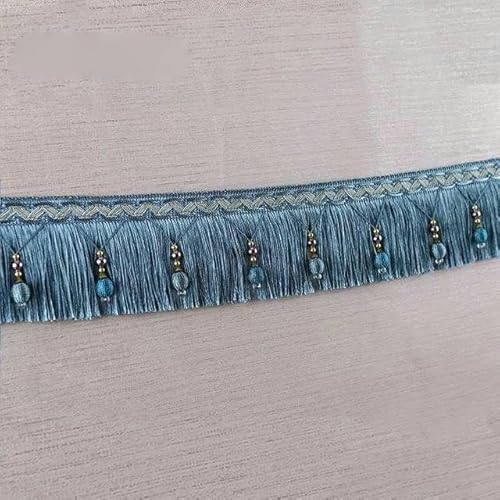1 Meter Vorhangquastenband, 10 cm Breite, Baumwollquastenbesatz zum Nähen von Bettbekleidung, Vorhängen, DIY-Zubehör-G 1 Meter Vorhangquastenband, 10 cm Breite, Baumwollquastenbesatz zum Nähen von Bettbekleidung, Vorhängen, DIY-Zubehör-G von FAQIMORAX