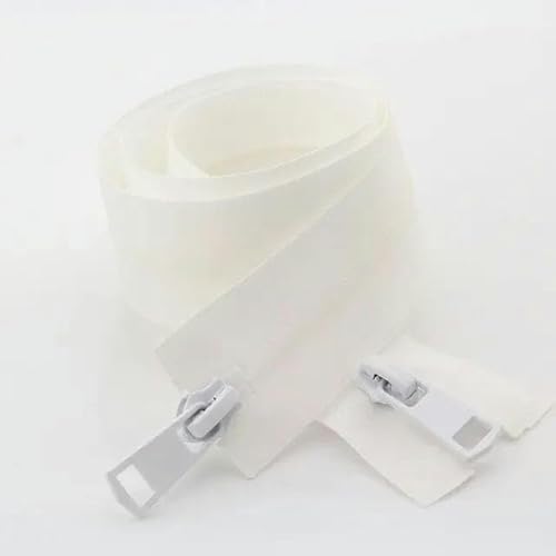 1 Stück 5# offener wasserdichter Nylon-Reißverschluss, unsichtbare Reißverschlüsse, DIY-Nähtasche, Bekleidungszubehör, Weiß, 150 cm 1 Stück 5# offener wasserdichter Nylon-Reißverschluss, unsichtbare Reißverschlüsse, DIY-Nähtasche, Bekleidungszubehör, Weiß, 150 cm von FAQIMORAX