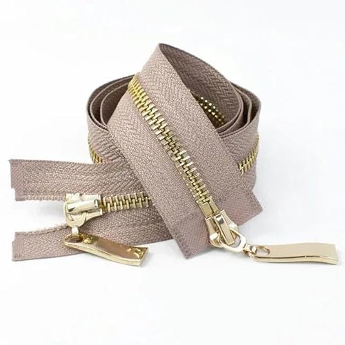 1 Stück 80/100/120 cm Auto Lock Metallreißverschluss Doppelschieber-Reißverschlüsse für Mantelreparatur DIY-Kleidung Nähzubehör-Rosa Gold-5#-120cm 1 Stück 80/100/120 cm Auto Lock Metallreißverschluss Doppelschieber-Reißverschlüsse für Mantelreparatur DIY-Kleidung Nähzubehör-Rosa Gold-5#-120cm von FAQIMORAX