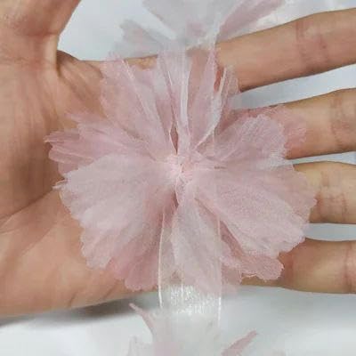 10 Stück Organza-Spitzenbesatz mit Farbverlauf, Applikation zum Selbermachen, Haarnadel, Kleid, Kleidung, Patch, Kopfschmuck, Heimvorhang, Dekorieren, C, Mittel, 5 Stück 10 Stück Organza-Spitzenbesatz mit Farbverlauf, Applikation zum Selbermachen, Haarnadel, Kleid, Kleidung, Patch, Kopfschmuck, Heimvorhang, Dekorieren, C, Mittel, 5 Stück von FAQIMORAX