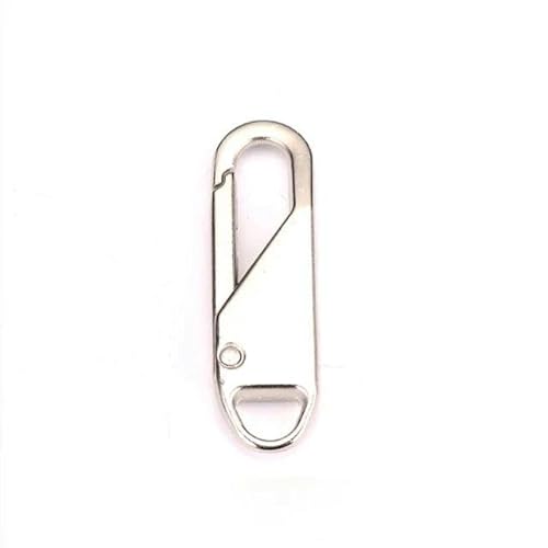 10-teiliger Reißverschlussschieber, sofortiger Reißverschlussreparatur-Taschenersatz, schlechte Schnalle, Reisetasche, Koffer, Reißverschlusskopf, DIY-Nähen, Silber, 50 Stück, 5er-Set 10-teiliger Reißverschlussschieber, sofortiger Reißverschlussreparatur-Taschenersatz, schlechte Schnalle, Reisetasche, Koffer, Reißverschlusskopf, DIY-Nähen, Silber, 50 Stück, 5er-Set von FAQIMORAX