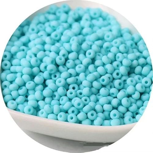 2/3/0,4 cm einfarbige, mattierte, gleichmäßige Glasperlen, lose Abstandsperlen für Armbänder, DIY-Schmuck, Aqua Blue23-0,3 cm, 340 Stück 2/3/0,4 cm einfarbige, mattierte, gleichmäßige Glasperlen, lose Abstandsperlen für Armbänder, DIY-Schmuck, Aqua Blue23-0,3 cm, 340 Stück von FAQIMORAX