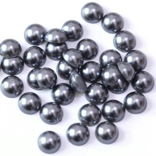 2–1,4 cm runde Acryl-Imitation, flache Rückseite, Perlen, DIY-Dekoration, Nagelkunst, Schmuckzubehör, Dunkelsilbergrau, 2 mm, 1000 Stück 2–1,4 cm runde Acryl-Imitation, flache Rückseite, Perlen, DIY-Dekoration, Nagelkunst, Schmuckzubehör, Dunkelsilbergrau, 2 mm, 1000 Stück von FAQIMORAX