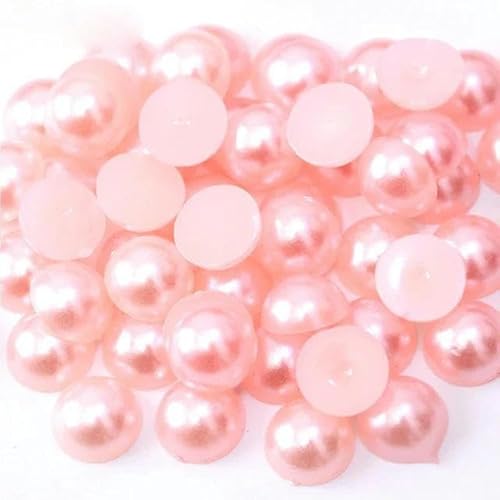 2–1,4 cm runde Acryl-Imitation, flache Rückseite, Perlen, DIY-Dekoration, Nagelkunst, Schmuckzubehör, Rosa, 9 mm, 200 Stück 2–1,4 cm runde Acryl-Imitation, flache Rückseite, Perlen, DIY-Dekoration, Nagelkunst, Schmuckzubehör, Rosa, 9 mm, 200 Stück von FAQIMORAX