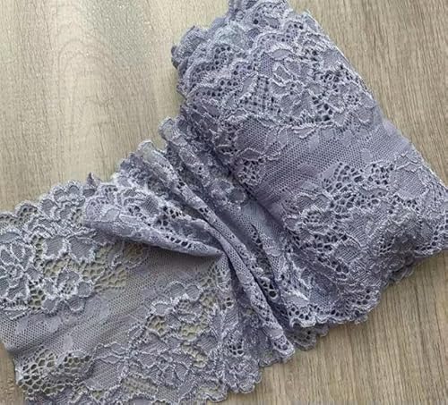 2 Meter bunte Kleidung elastische dehnbare Spitzenbesatz für Unterwäsche Kleid Spitzenbesatz 13cm-grau blau 2 Meter bunte Kleidung elastische dehnbare Spitzenbesatz für Unterwäsche Kleid Spitzenbesatz 13cm-grau blau von FAQIMORAX