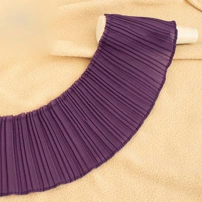 2 Yards, einlagig, doppellagig, Chiffon-Faltenspitze, 11 cm, 15 Farben zur Auswahl, einlagig, 2 Yards 2 Yards, einlagig, doppellagig, Chiffon-Faltenspitze, 11 cm, 15 Farben zur Auswahl, einlagig, 2 Yards von FAQIMORAX