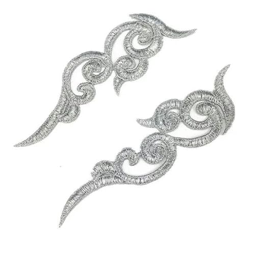 20 Blumen Patches Bunte Wolken Schwarz Applikation Zubehör Silber L 20 Blumen Patches Bunte Wolken Schwarz Applikation Zubehör Silber L von FAQIMORAX