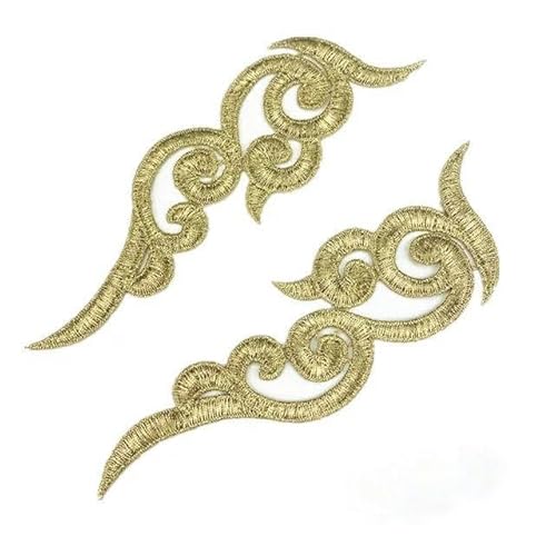 20 Blumen Patches bunte Wolken schwarze Applikation Zubehör-Gold-L 20 Blumen Patches bunte Wolken schwarze Applikation Zubehör-Gold-L von FAQIMORAX